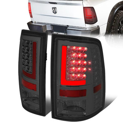 LED Red L-Bar Tail Lights(Smoked)<br>07-09 Dodge Ram 1500 2500 3500