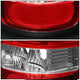 D-Motoring - Tail lights - 3D LED C-Bar - Chrome Housing - Red Lens - Plug-n-Play - Pair - Dodge RAM 1500 / 2500 / 3500 - 5
