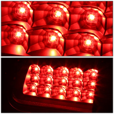 D-Motoring - Tail lights - LED - Black Housing - Clear Lens - Plug-n-Play - Pair - Dodge RAM 1500 / 2500 / 3500 - 3