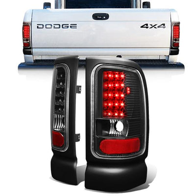 LED Tail Lights (Black)<br>94-02 Dodge Ram 1500 2500 3500