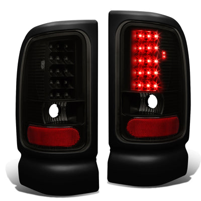 D-Motoring - Tail lights - LED - Black Housing - Smoked Lens - Plug-n-Play - Pair - Dodge RAM 1500 / 2500 / 3500 - 1