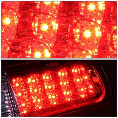 D-Motoring - Tail lights - LED - Chrome Housing - Red Lens - Plug-n-Play - Pair - Dodge RAM 1500 / 2500 / 3500 - 3