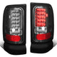 D-Motoring - Tail lights - LED - Chrome Housing - Smoked Lens - Plug-n-Play - Pair - Dodge RAM 1500 / 2500 / 3500 - 1