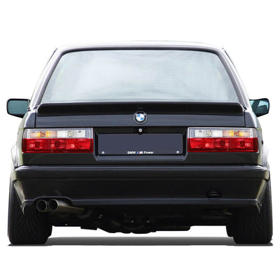 D-Motoring - Tail lights - Chrome Housing - Red Clear Lens - Plug-n-Play - Pair - BMW 318i / 325 / BMW M3 - 5