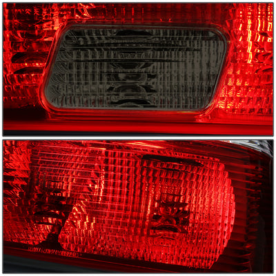 D-Motoring - Tail lights - Chrome Housing - Red Smoked Lens - Plug-n-Play - Pair - BMW 735I / 740I / 740IL / 750IL - 2