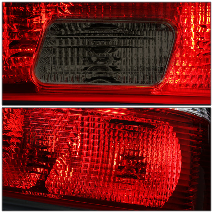 D-Motoring - Tail lights - Chrome Housing - Red Smoked Lens - Plug-n-Play - Pair - BMW 735I / 740I / 740IL / 750IL - 2