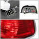 D-Motoring - Tail lights - Chrome Housing - Red Clear Lens - Plug-n-Play - Pair - BMW 318i / 323i / 325i Convertible / M3 Coupe / Convertible - 4