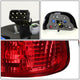 D-Motoring - Tail lights - Chrome Housing - Red Clear Lens - Plug-n-Play - Pair - BMW 528i / 540i / M5 - 4