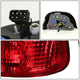 D-Motoring - Tail lights - Chrome Housing - Red Clear Lens - Plug-n-Play - Pair - BMW 528i / 540i / M5 - 4
