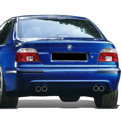 D-Motoring - Tail lights - Chrome Housing - Red Clear Lens - Plug-n-Play - Pair - BMW 528i / 540i / M5 - 5