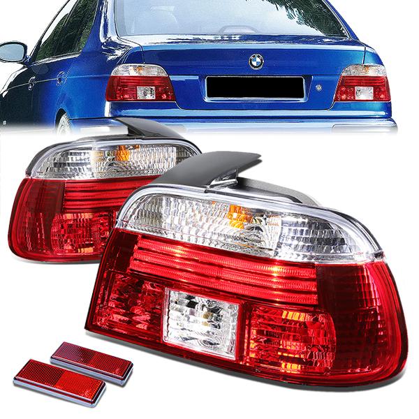 Brake Tail Lights (Clear) <br>97-00 BMW E39, 528i, 540i, M5