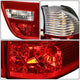 D-Motoring - Tail lights - Chrome Housing - Red Clear Lens - Plug-n-Play - Pair - 2000-2006 BMW X5 - 3