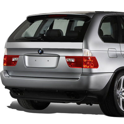 D-Motoring - Tail lights - Chrome Housing - Red Clear Lens - Plug-n-Play - Pair - 2000-2006 BMW X5 - 5