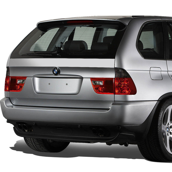 D-Motoring - Tail lights - Chrome Housing - Red Smoked Lens - Plug-n-Play - Pair - 2000-2006 BMW X5 - 5
