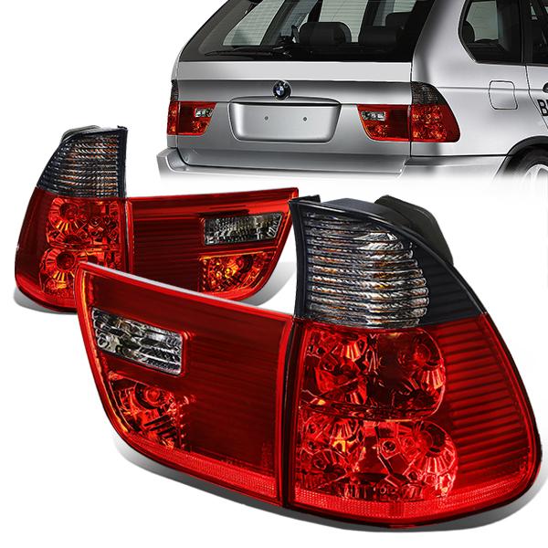 Brake Tail Lights Inner+Outer (Smoked) <br>00-06 BMW X5