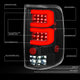 D-Motoring - 04-08 Ford F-150, Lobo Tail Lights - Full LED+Dual 3D Tube Bar - Clear Lens - Plug-n-play - Pair - 2