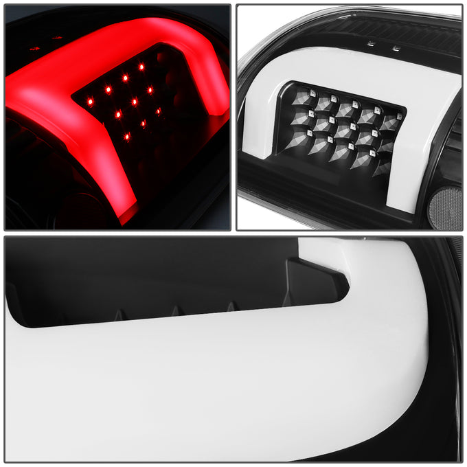 D-Motoring - 04-08 Ford F-150, Lobo  Tail Lights - 3D LED Bar - Clear Lens - Plug-n-play - Pair - 4