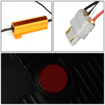 D-Motoring - 04-08 Ford F-150, Lobo Tail Lights - Full LED+Dual 3D Tube Bar - Smoked Lens - Plug-n-play - Pair - 6