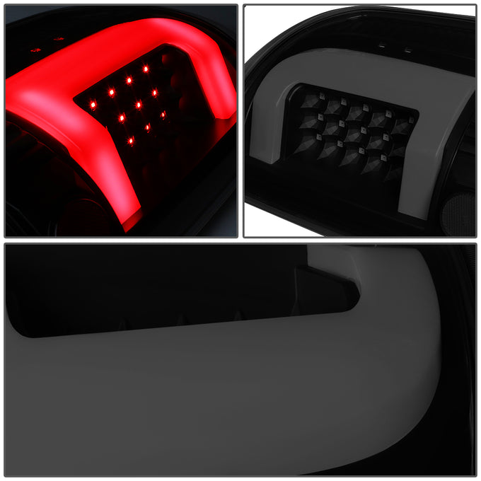 D-Motoring - 04-08 Ford F-150, Lobo  Tail Lights - 3D LED Bar - Smoked Lens - Plug-n-play - Pair - 4