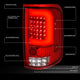 D-Motoring - 04-08 Ford F-150, Lobo  Tail Lights - 3D LED Bar - Red Lens - Plug-n-play - Pair - 2