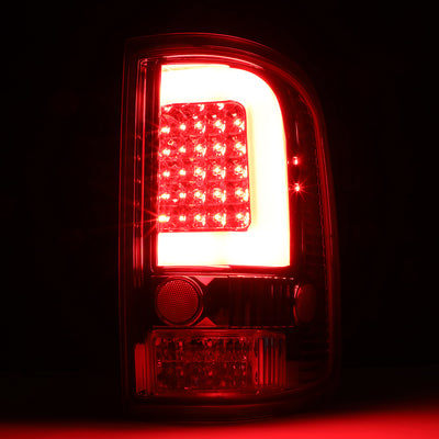 D-Motoring - 04-08 Ford F-150, Lobo  Tail Lights - 3D LED Bar - Red Lens - Plug-n-play - Pair - 3