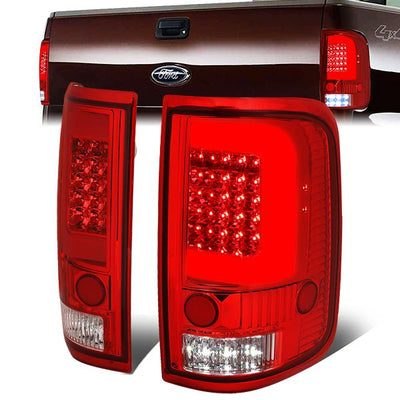 LED C-Bar Tail Lights(Red)<br>04-08 Ford F-150, Lobo
