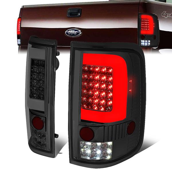 LED C-Bar Tail Lights(Smoked)<br>04-08 Ford F-150, Lobo