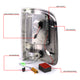D-Motoring - 04-08 Ford F-150 Lobo Tail Lights - Full LED - Chrome Housing - Clear Lens - Plug-n-play - Pair - 6