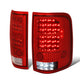 D-Motoring - 04-08 Ford F-150 Lobo Tail Lights - Full LED - Red Lens - Plug-n-play - Pair - 1