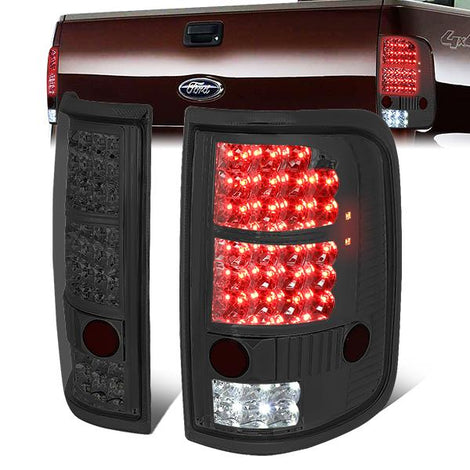 LED Tail Lights (Smoked)<br>04-08 Ford F-150, Lobo