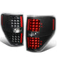 D-Motoring - Tail lights - Full LED - Black Housing - Clear Lens - Plug-n-Play - Pair - 09-14 Ford F-150 - 1