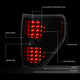 D-Motoring - Tail lights - Full LED - Black Housing - Smoked Lens - Plug-n-Play - Pair - 09-14 Ford F-150 - 2