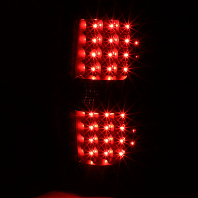 D-Motoring - Tail lights - Full LED - Black Housing - Smoked Lens - Plug-n-Play - Pair - 09-14 Ford F-150 - 3