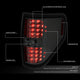 D-Motoring - Tail lights - Full LED - Chrome Housing - Smoked Lens - Plug-n-Play - Pair - 09-14 Ford F-150 - 2