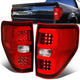 Dual Red LED C-Bar Tail Lights (Red)<br>09-14 Ford F150