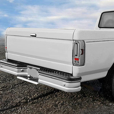 90-97 Ford F150 F250 Bronco Tail Lights - 3D Led Bar - Clear Lens - Pair - TL-F15094-LED-3D-CH-CL - 10