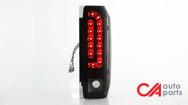 LED Tail Lights (Tinted)<br>90-97 Ford F150, F250, F350, Bronco