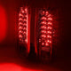 90-97 Ford F150 F250 Bronco Tail Lights - Full LED - Clear Lens - Pair - TL-F15094-LED-CH-CL - 3