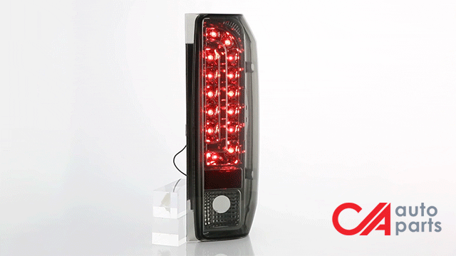 LED Tail Lights (Smoked)<br>90-97 Ford F150, F250, F350, Bronco