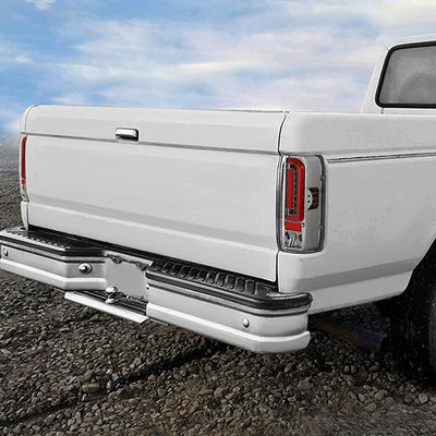 90-97 Ford F150 F250 Bronco Tail Lights - Red 3D Led Bar - Clear Lens - Pair - TL-F15094-LED-RD3D-CH-CL - 10