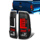 LED L-Bar Brake Tail Lights (Black)<br>97-07 Ford F250-F550 Super Duty