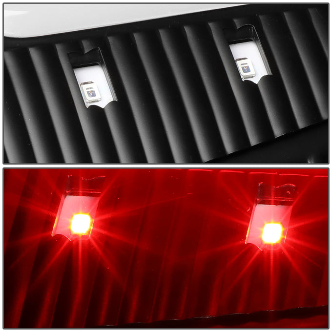 D-Motoring - Tail lights - C-Shape 3D LED - Black Housing - Clear Lens - Plug-n-Play - Pair - Ford F-150 / F-150 Heritage / F-250 SD / F350 SD / F-450 SD / F-550 SD - 5
