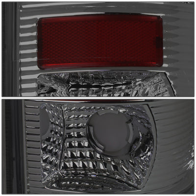D-Motoring - Tail lights - 3D LED L-Bar - Chrome Housing - Smoked Lens - Plug-n-Play - Pair - Ford F-150 / F-150 Heritage / F-250 SD / F350 SD / F-450 SD / F-550 SD - 4