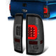 LED C-Bar Brake Tail Lights (Smoked)<br>97-07 Ford F250-F550 Super Duty