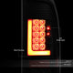 D-Motoring - Tail lights - 3D LED L-Bar - Black Housing - Clear Lens - Plug-n-Play - Pair - Ford F-250 SD / F350 SD / F-450 SD / F-550 SD / F-350 - 2