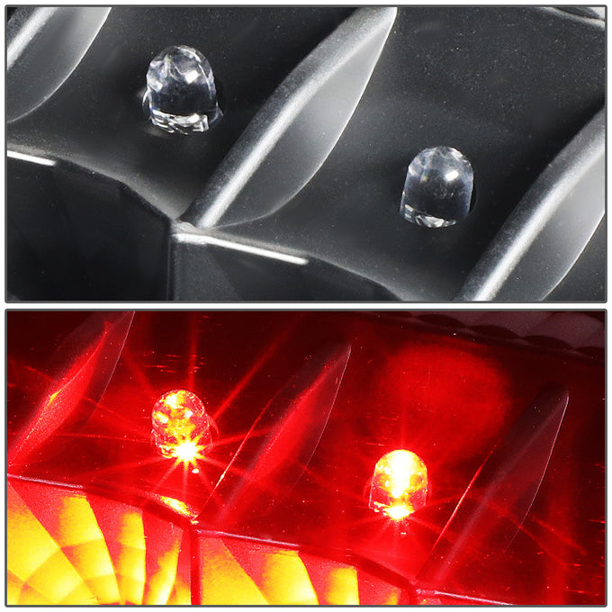 D-Motoring - Tail lights - 3D LED L-Bar - Black Housing - Clear Lens - Plug-n-Play - Pair - Ford F-250 SD / F350 SD / F-450 SD / F-550 SD / F-350 - 5
