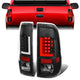 LED L-Bar Brake Tail Lights (Black)<br>08-16 Ford F250-F550 Super Duty