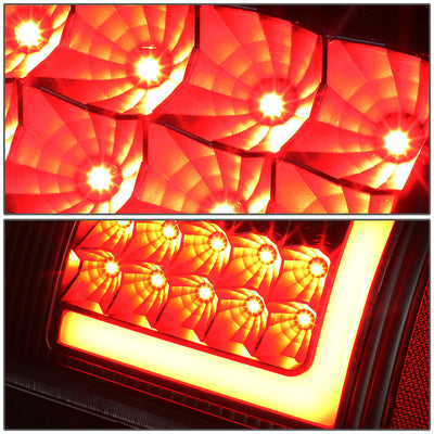 D-Motoring - Tail lights - 3D LED L-Bar - Black Housing - Smoked Lens - Plug-n-Play - Pair - Ford F-250 SD / F350 SD / F-450 SD / F-550 SD / F-350 - 3