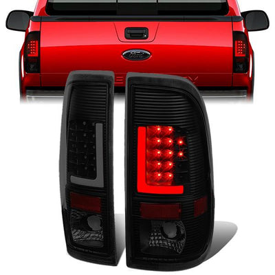LED L-Bar Brake Tail Lights (Tinted)<br>08-16 Ford F250-F550 Super Duty