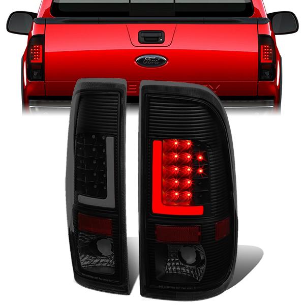LED L-Bar Brake Tail Lights (Tinted)<br>08-16 Ford F250-F550 Super Duty